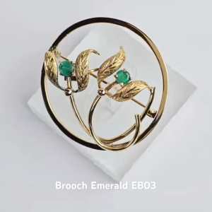 EMERALD BROOCH 03